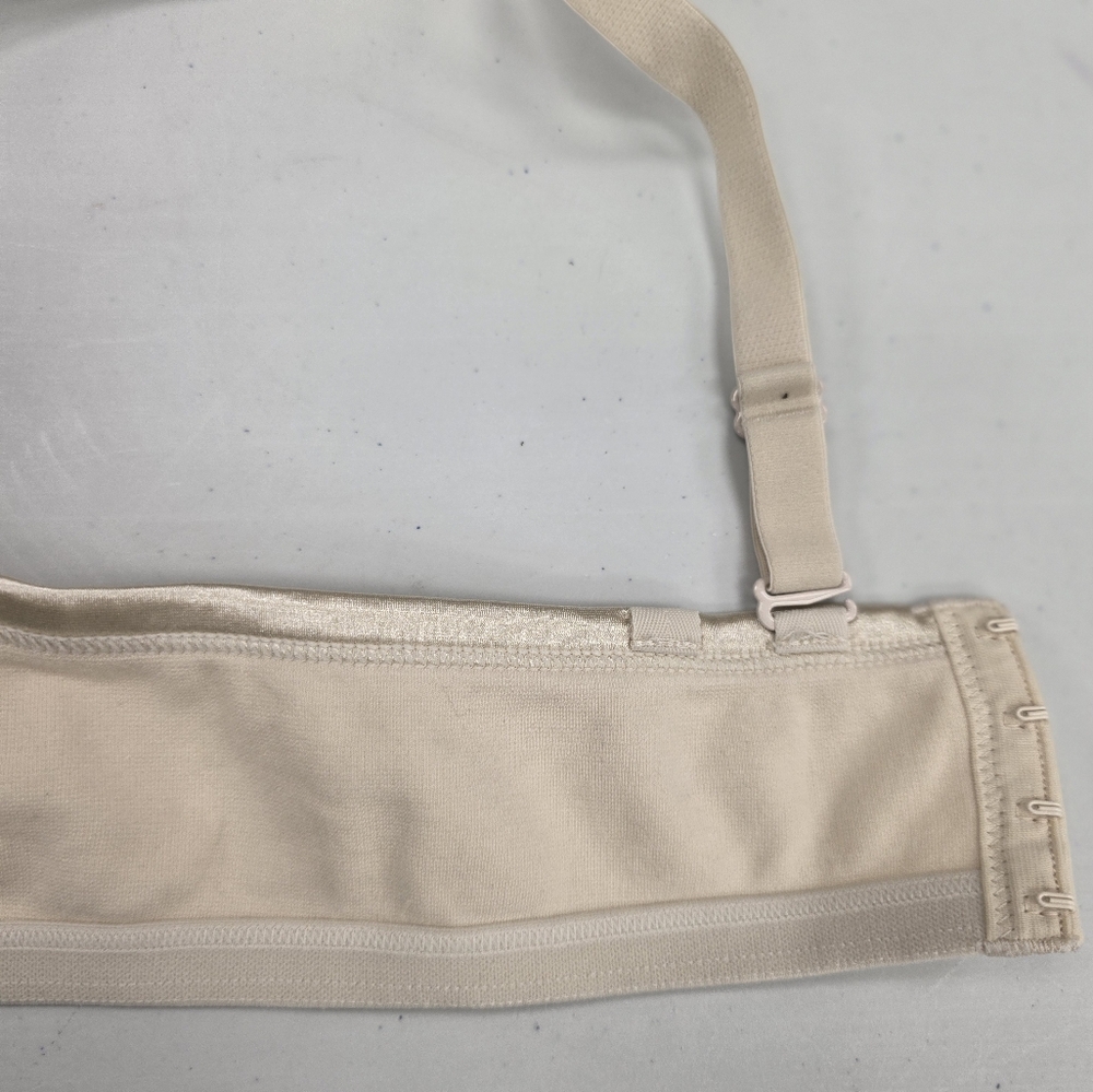 CACIQUE Light Nude Cream Cotton T-Shirt Bra 44C - Picture 7 of 11